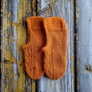 Käsitsi kootud villased sussid naistele, Ute Knit