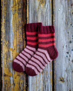 Käsitsi kootud villased sokid lastele, Ute Knit