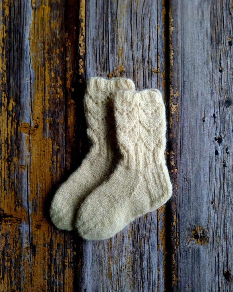 Käsitsi kootud laste sokid -Ute Knit