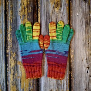 Kirjud naiste sõrmkindad, Ute Knit