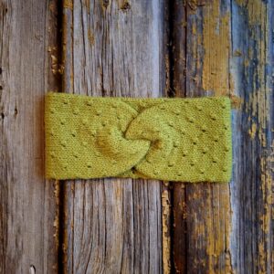 Roheline alpakavillane peapael, Ute Knit